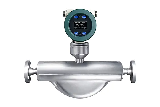 Mikroohýbající coriolis hmotnostní průtokoměr