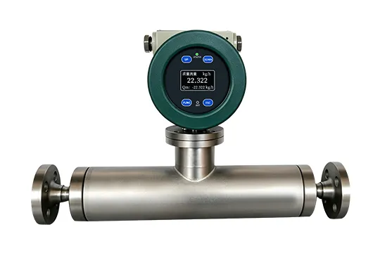 Přímá trubka coriolis průtokoměr