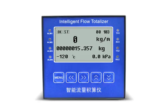 96 × 96 průtok totalizer