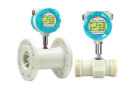 Průtokoměr turbín ptfe