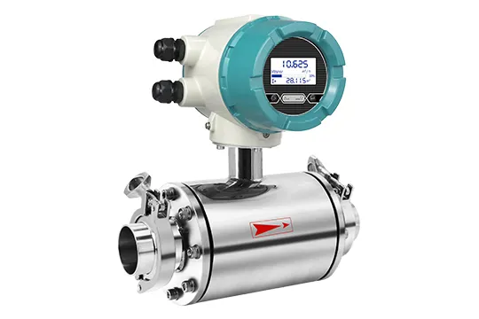 Sanitární svorka elektromagnetický průtokoměr