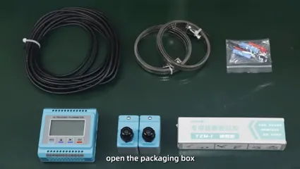 Jujie modulární ultrazvukový průtokoměr instalace operace video